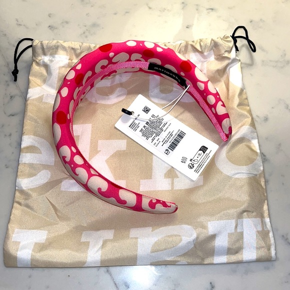 Marimekko Accessories - marimekko “margget keidas” padded headband - NWT - never worn - duster included
